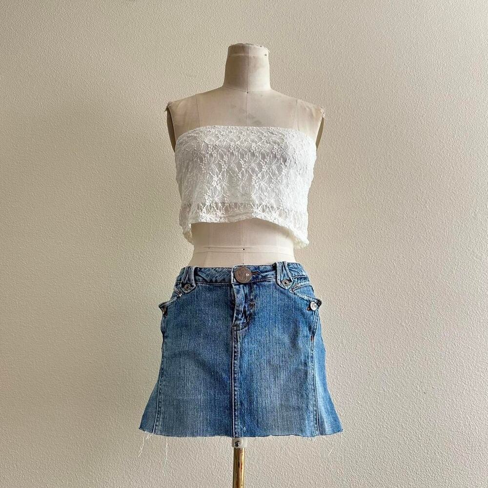 handmade white lace bandeau